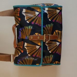 GUC Fossil PVC coated fabric crossbody bag